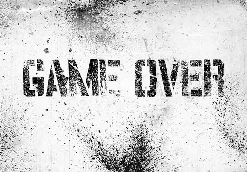 Коврик "Game Over" Коврик "Game Over"