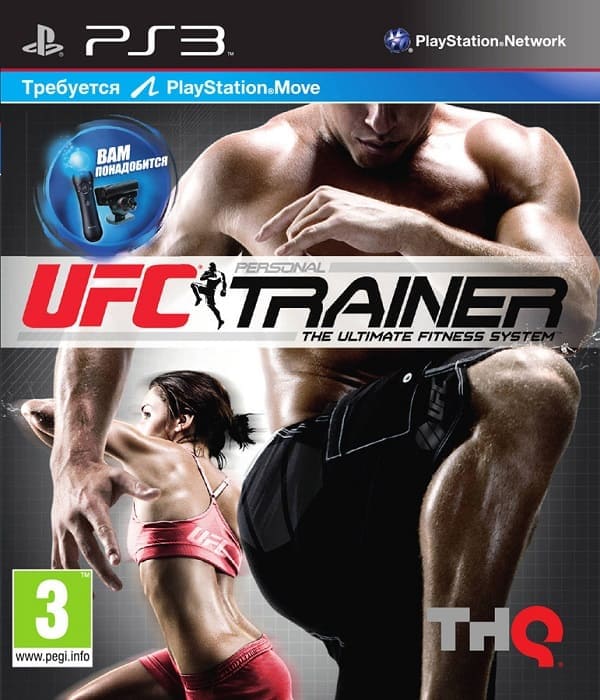 Move UFC Personal Trainer The Ultimate Fitness System (+ ножной ремень) (PS3, АНГЛ)