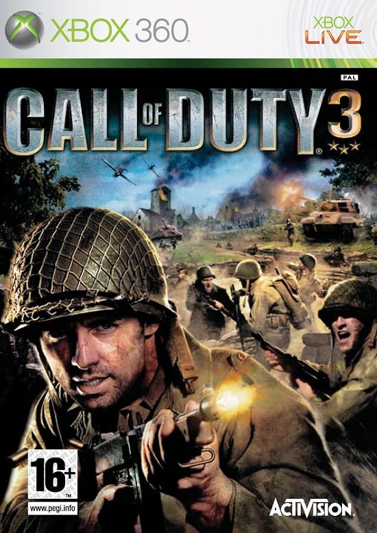 Call of Duty 3 (Xbox 360, АНГЛ, БУ)