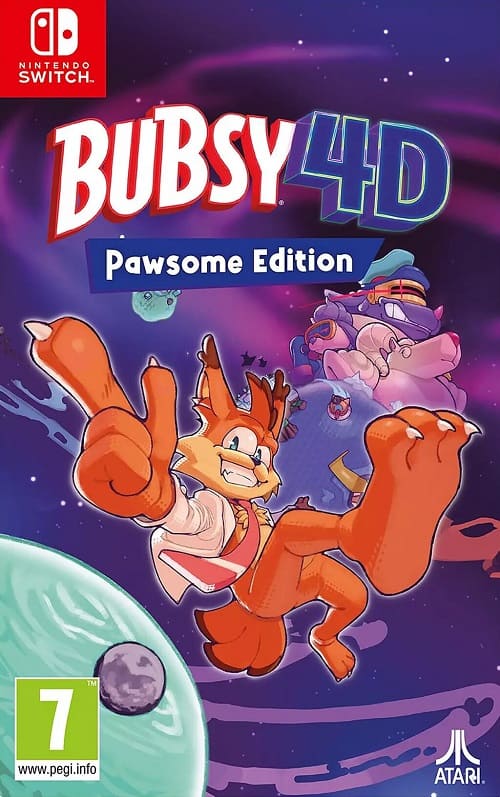 Bubsy 4D - Pawsome Edition (Nintendo Switch, английская версия)