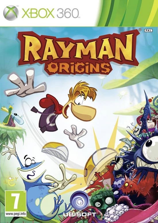 Rayman Origins (Xbox 360, РУС, БУ) (Без обложки)