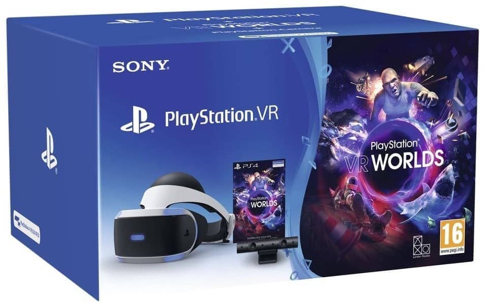 Шлем Sony PlayStation (CUH-ZVR2) Camera V2 + VR Worlds (витринный экземпляр)