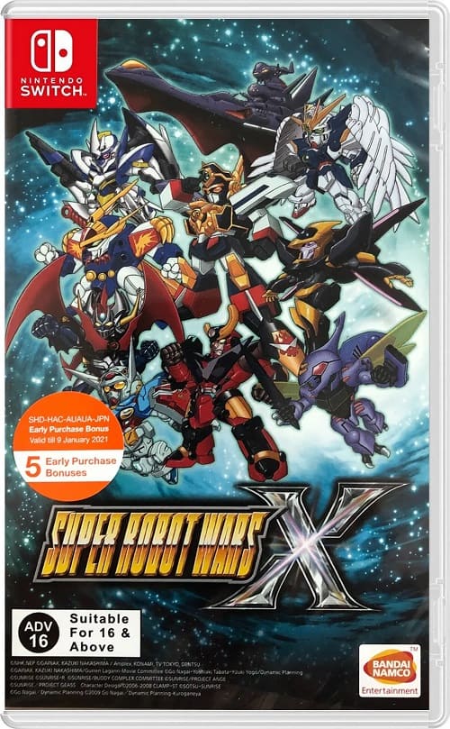 Super Robot Wars X [Nintendo Switch, английская версия, БУ]