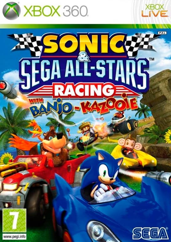 Sonic & SEGA All-Stars Racing with Banjo-Kazooie (Xbox 360, РУС, БУ)