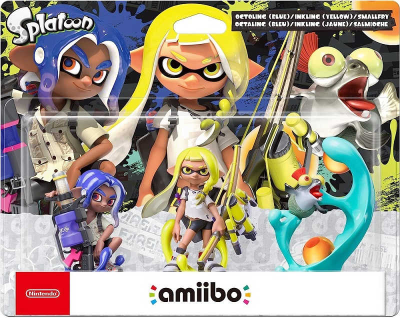 Набор фигурок Amiibo (Коллекция Splatoon) - Octoling, Inkling, Smallfry Набор фигурок Amiibo (Коллекция Splatoon) - Octoling, Inkling, Smallfry