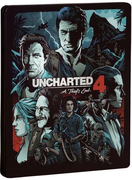 Uncharted 4: Путь вора (A Thief's End) - Steelbook Edition (PS4, РУС, БУ) Uncharted 4: Путь вора (A Thief's End) - Steelbook Edition (PS4, РУС, БУ)