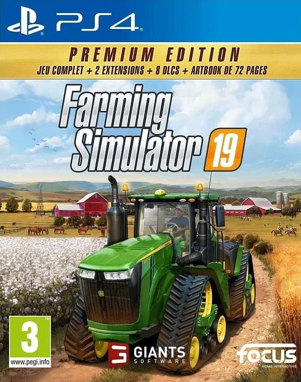 Farming Simulator 19 - Premium Edition (PS4, РУС, БУ)