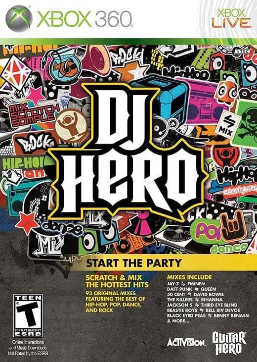 Dj Hero (Xbox 360, АНГЛ, БУ) Dj Hero (Xbox 360, АНГЛ, БУ)