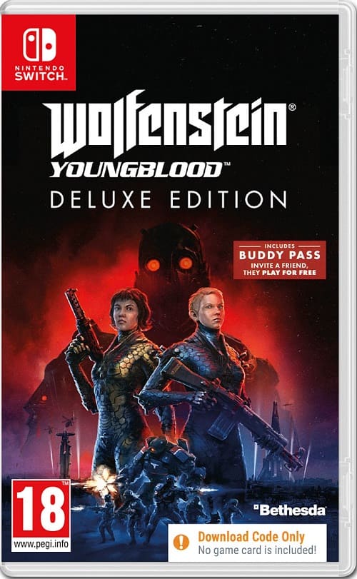 Wolfenstein: Youngblood - Deluxe Edition (код загрузки) (Nintendo Switch, русская версия)