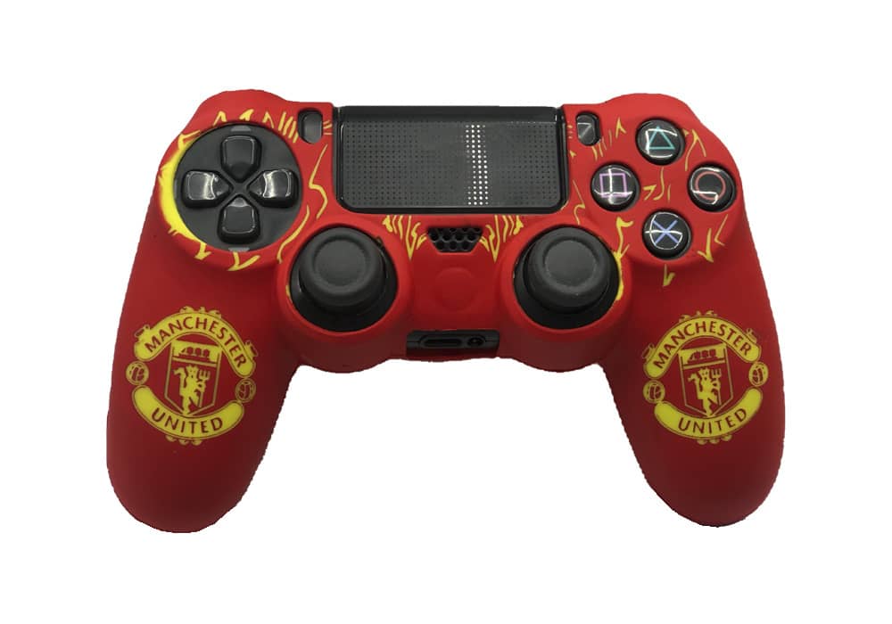 Чехол силиконовый для джойстика Манчестер Юнайтед (Manchester United) (PS4)