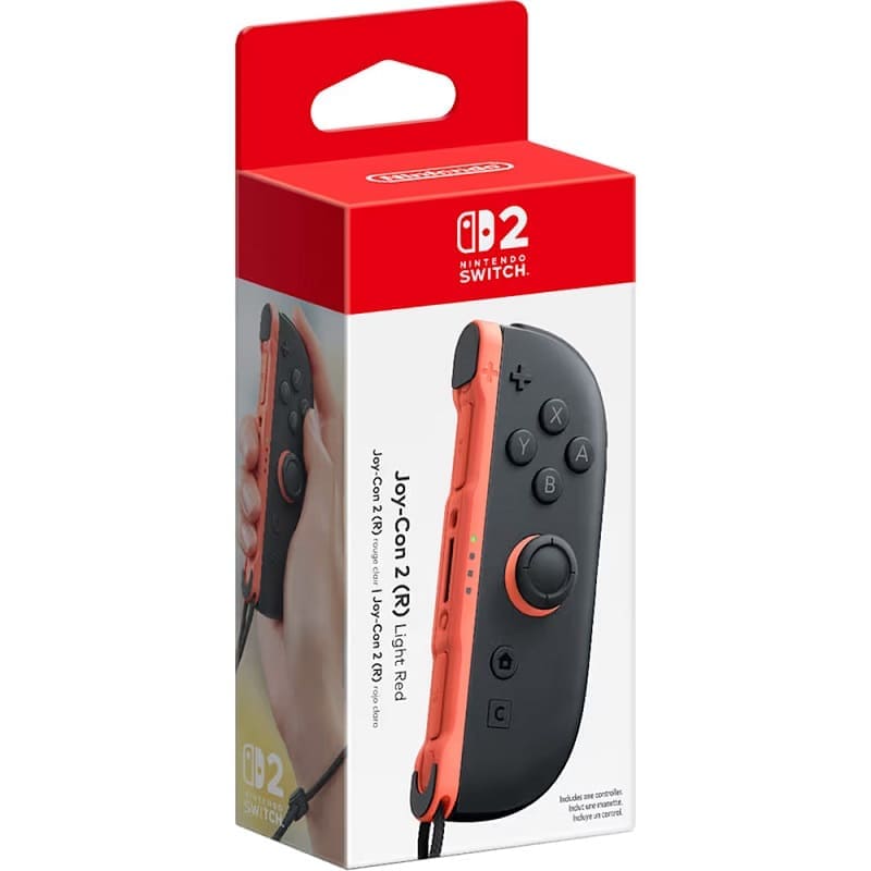 Контроллер правый Joy-Con 2 Light Red (светло-красный)