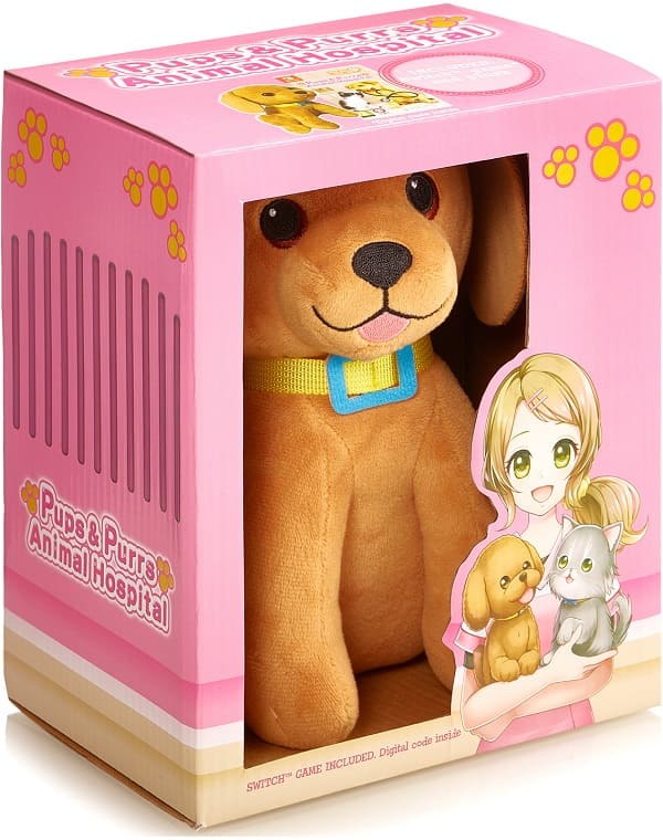 Pups & Purrs Animal Hospital (код загрузки) + мягкая игрушка (собака) (Nintendo Switch, английская версия)