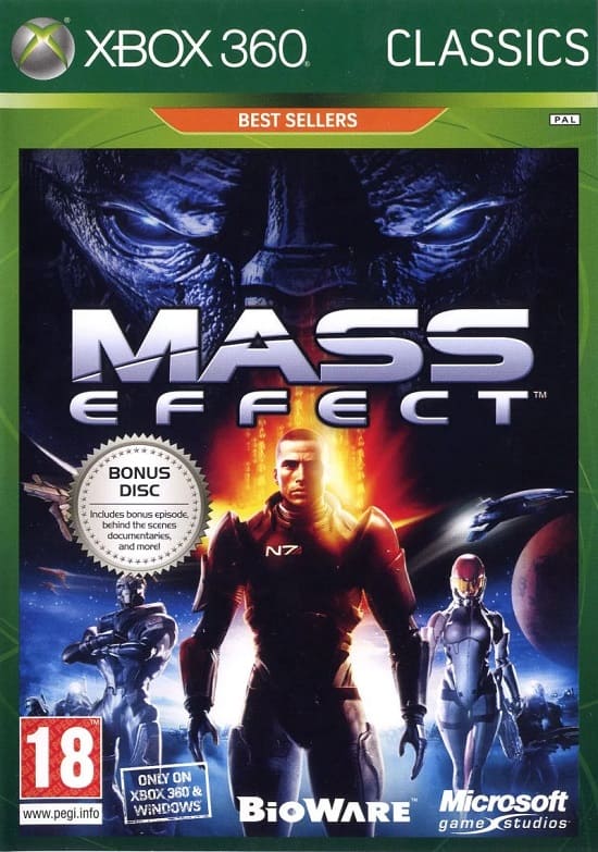 Mass Effect (Xbox 360, АНГЛ, БУ)