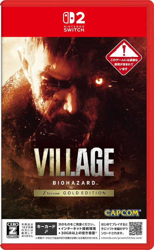 Resident Evil 8 Village - Gold Edition (JP) [Nintendo Switch 2, русская версия]