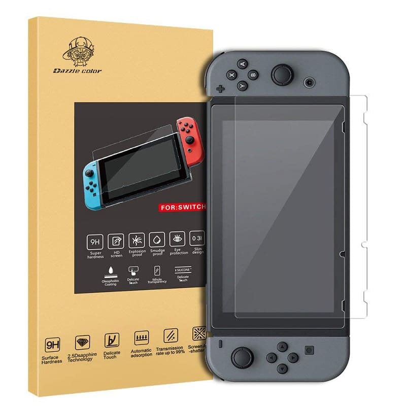 Защитное стекло Glass 2.5D для Nintendo Switch премиум качества 9H 0.3мм