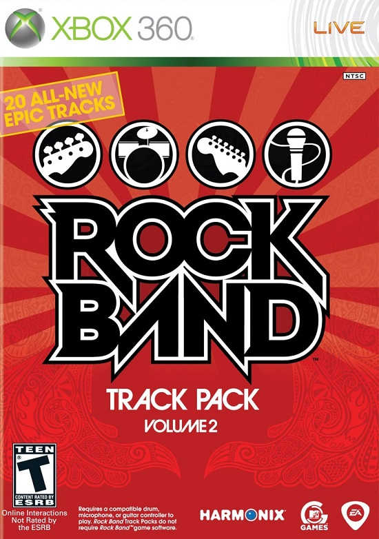 Rock Band Track Pack Volume 2 (Xbox 360, АНГЛ, БУ) (NTSC)