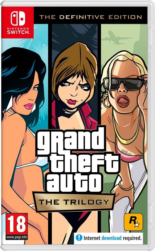 Grand Theft Auto (GTA): The Trilogy - The Definitive Edition (Nintendo Switch, РУС, БУ) Grand Theft Auto (GTA): The Trilogy - The Definitive Edition (Nintendo Switch, РУС, БУ)