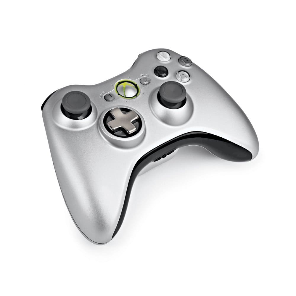 Джойстик Xbox 360 Оригинал v2 Limited Edition Silver (Серый) [БУ]