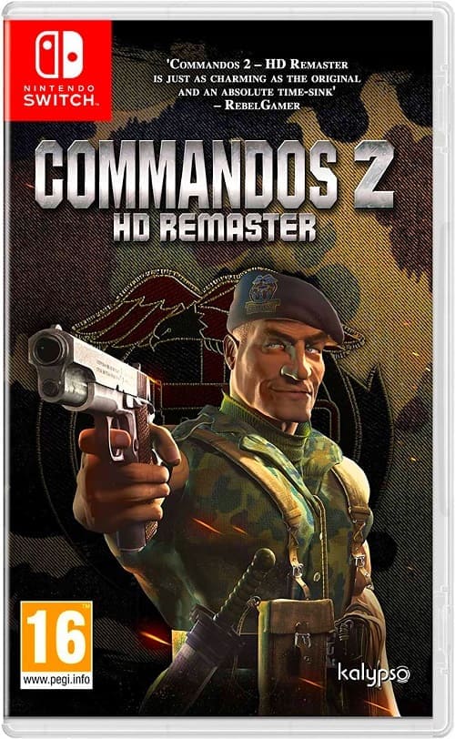 Commandos 2 HD Remaster [Nintendo Switch, русские субтитры, БУ]