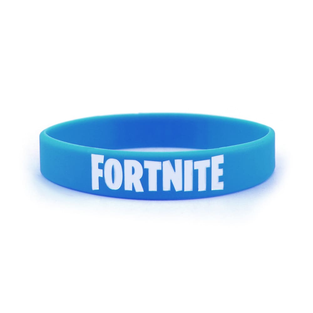 Браслет Fortnite синий, силикон