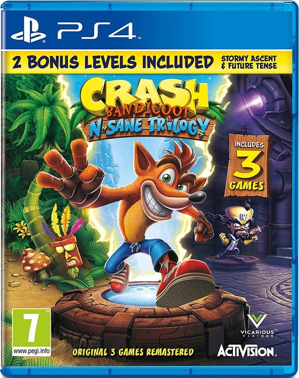 Crash Bandicoot N. Sane Trilogy (PS4, английская версия)