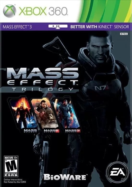 Mass Effect Trilogy (Xbox 360, АНГЛ, БУ)