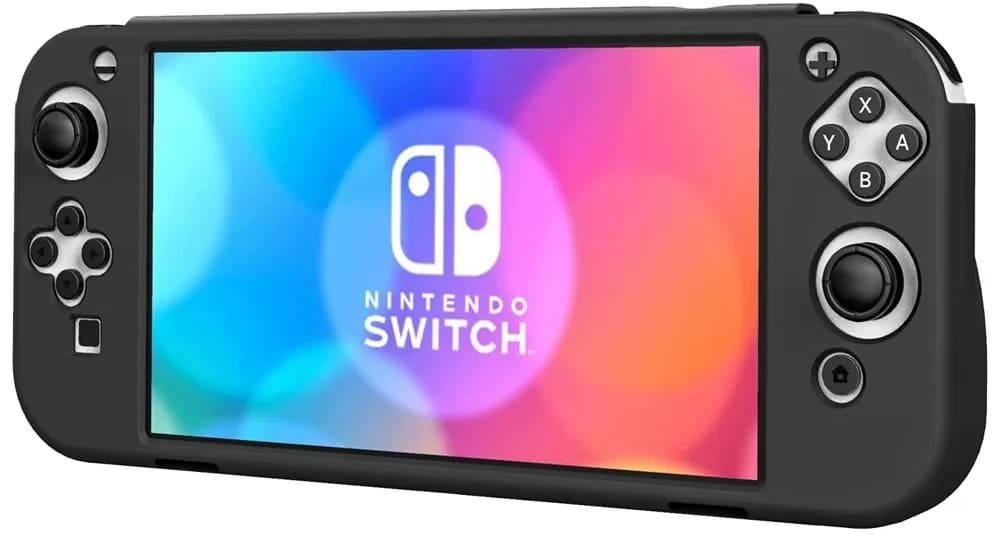 Силиконовый чехол OIVO для Nintendo Switch OLED Silicon Case (IV-SW154B) Black (Черный)