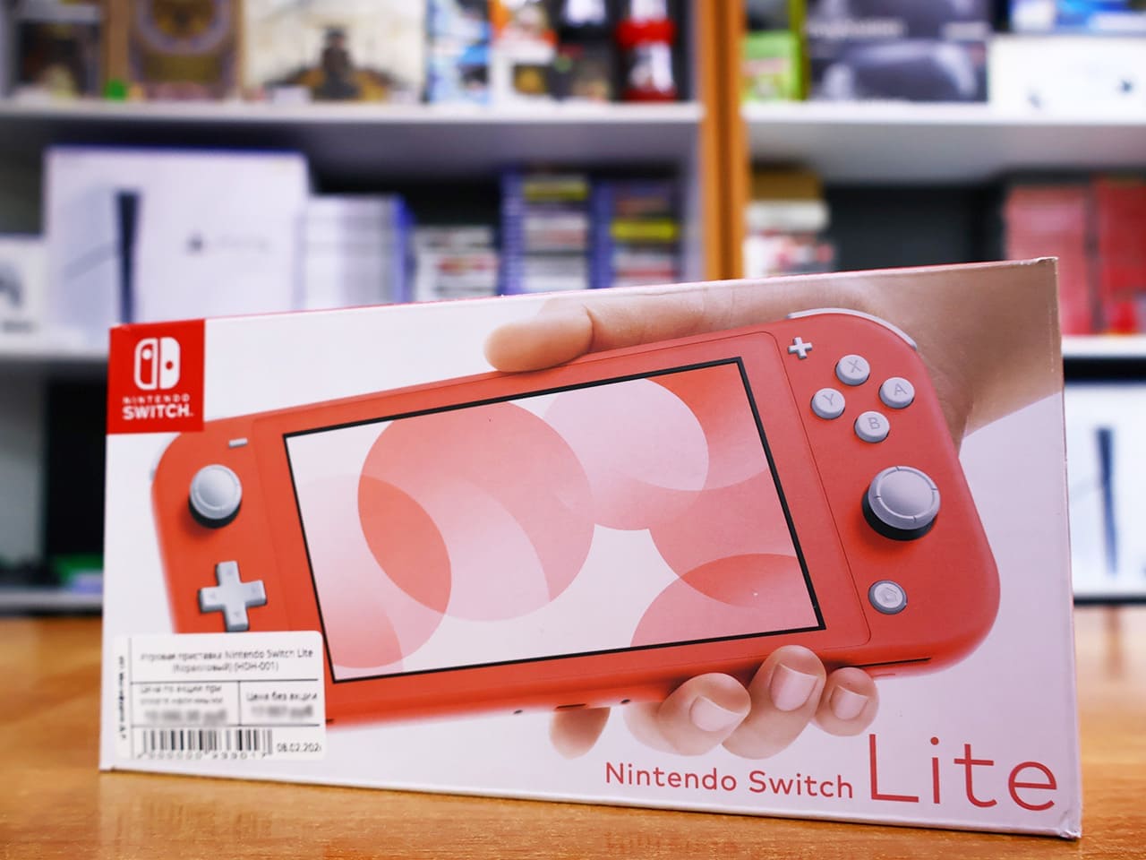 Купить игровая приставка nintendo switch lite (коралловый) (hdh