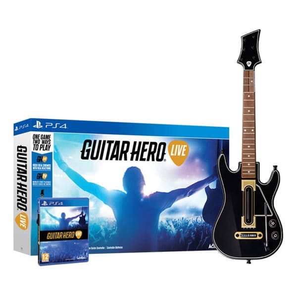 Guitar Hero Live (Контроллер Гитара + игра) (PS4, английская версия) - интернет-магазин GameShock г. Челябинск