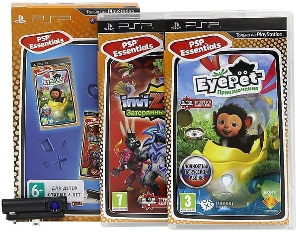 Комплект EyePet Приключения + Invizimals. Затерянные племена (игра + камера) [PSP] - интернет-магазин GameShock г. Челябинск