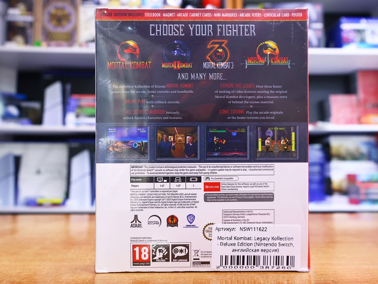 Купить mortal kombat: legacy kollection - deluxe edition (nintendo