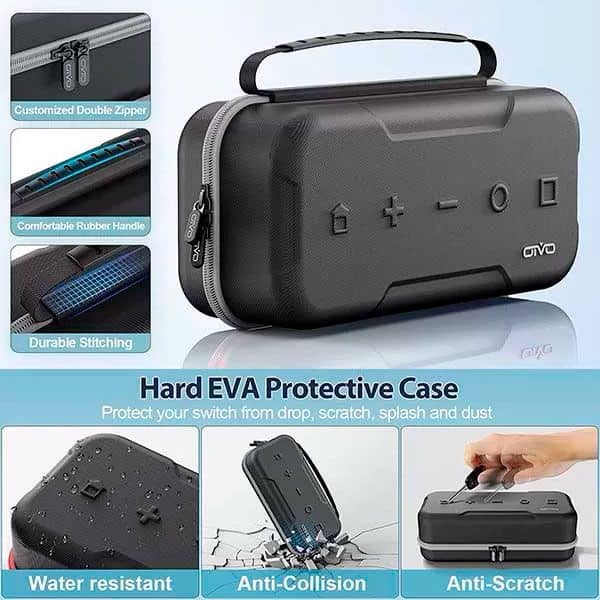 Защитная сумка чехол Carry Case для Nintendo Switch/Switch OLED Oivo IV-SW178 Purple - интернет-магазин GameShock г. Челябинск