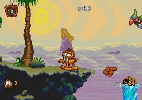 Картридж (16 бит) Garfield Caught in the Act для Сеги - интернет-магазин GameShock г. Челябинск Картридж (16 бит) Garfield Caught in the Act для Сеги - интернет-магазин GameShock г. Челябинск