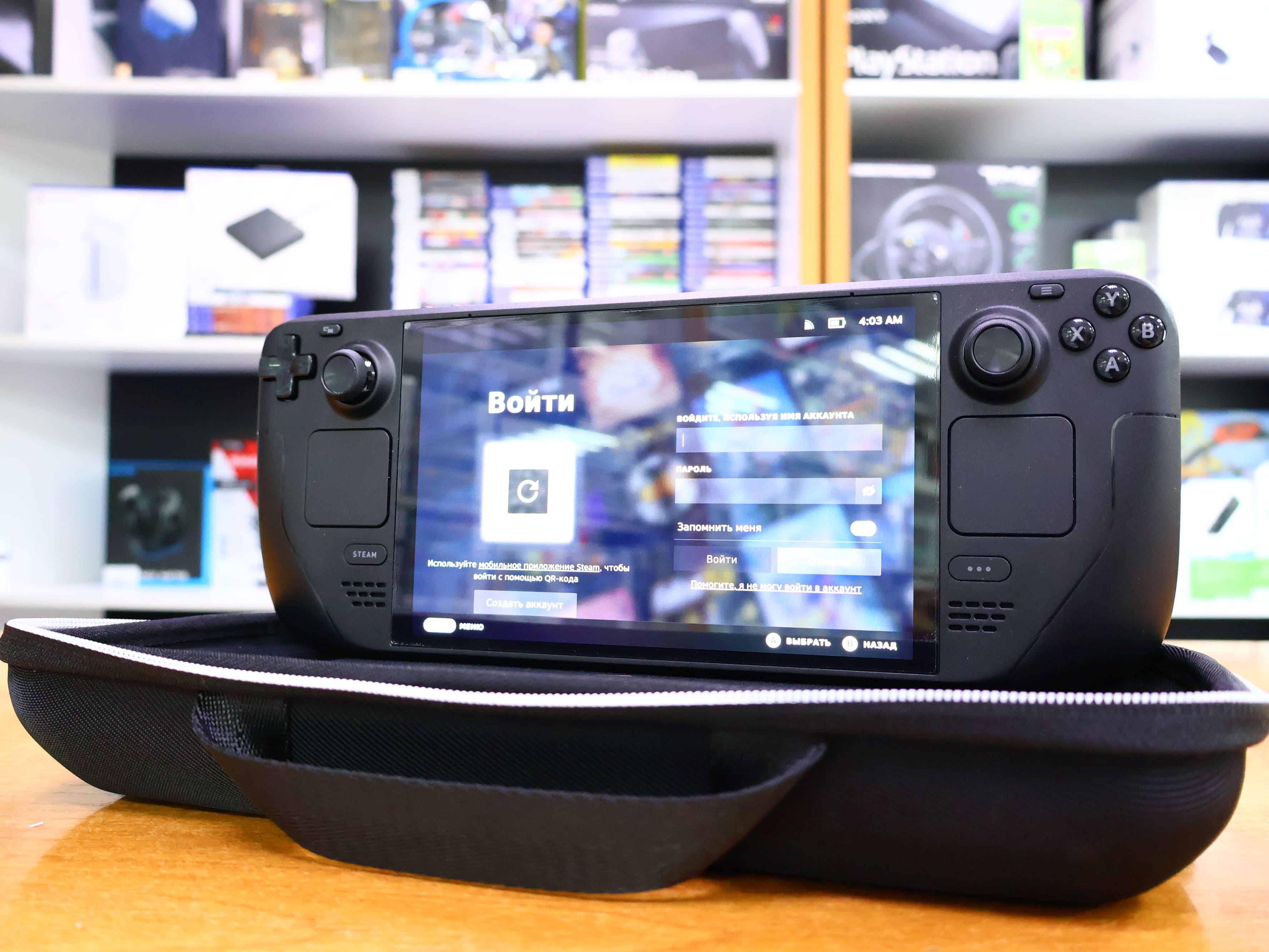 Купить игровая консоль valve steam deck oled (512gb) (бу) | GameShock