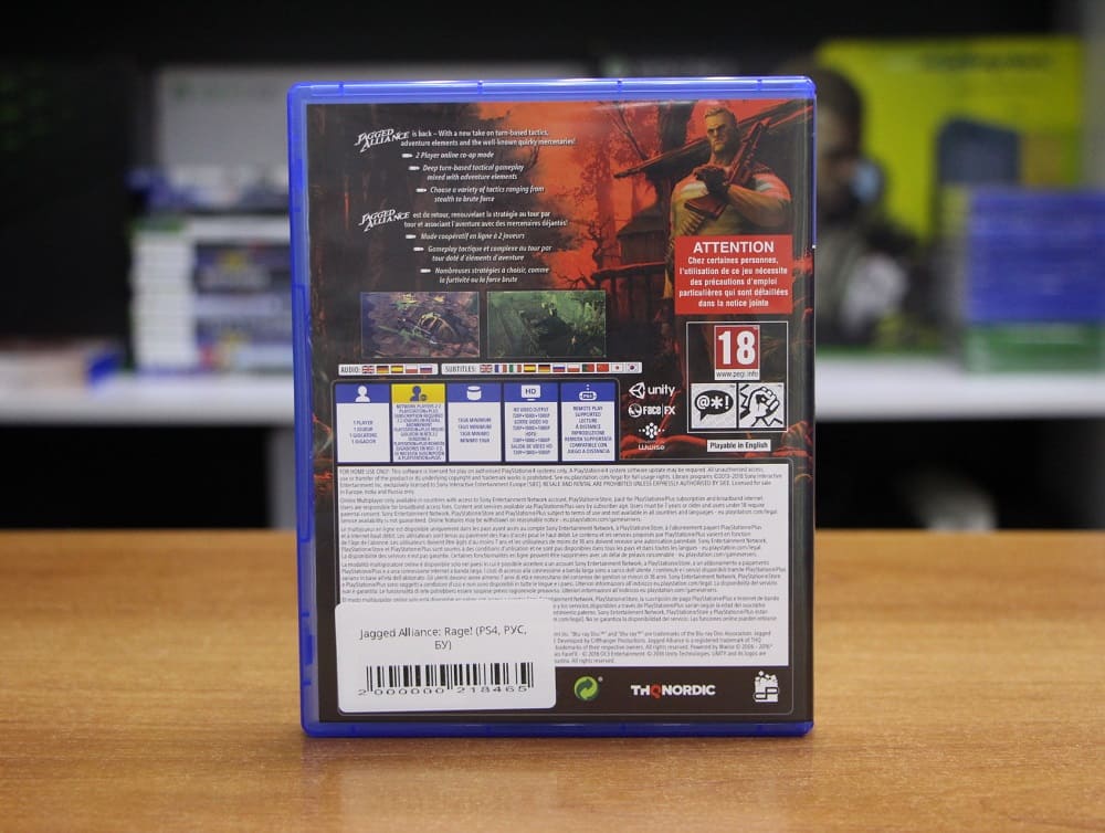 Jeu PS4 Jagged Alliance : Rage! VF Complet - Bon état - Édition Française