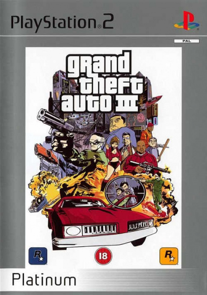 Grand Theft Auto (GTA) III (3) (PS2, АНГЛ, БУ)