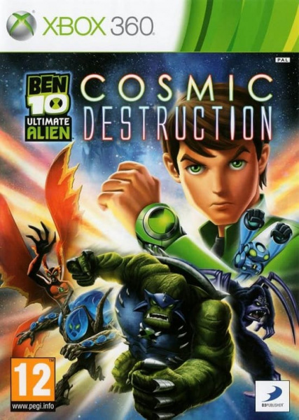 Ben 10 Ultimate Alien Cosmic Destruction (XBOX 360, АНГЛ, БУ)