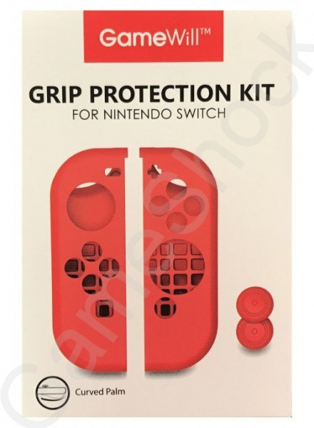 Силиконовый чехол на контроллеры GameWill (правый и левый) Red Switch