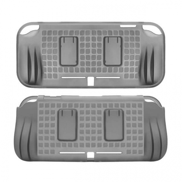 Силиконовый защитный чехол накладка Silicon Case для Nintendo Switch Lite - Прозрачный темный