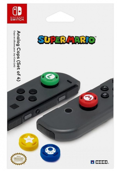 4 накладки на стики HORI "Mario" для контроллеров Joy-Con - интернет-магазин GameShock г. Челябинск