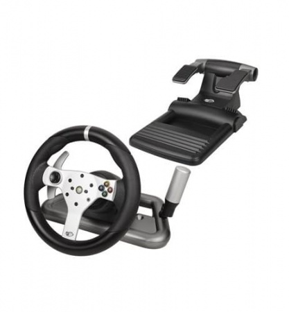 Беспроводной руль для Xbox 360 Mad Catz Wireless Force Feedback Racing Wheel (БУ) (Без рычага) Беспроводной руль для Xbox 360 Mad Catz Wireless Force Feedback Racing Wheel (БУ) (Без рычага)