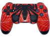 Джойстик Playstation PS4 Dualshock 4 v2 Spider Man Красно-чёрный