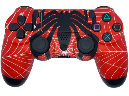 Джойстик Playstation PS4 Dualshock 4 v2 Spider Man Красно-чёрный Джойстик Playstation PS4 Dualshock 4 v2 Spider Man Красно-чёрный
