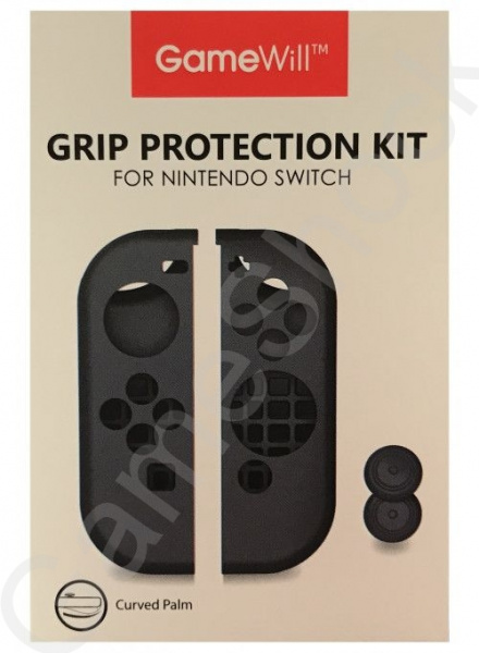 Силиконовый чехол на контроллеры GameWill (правый и левый) Black Switch
