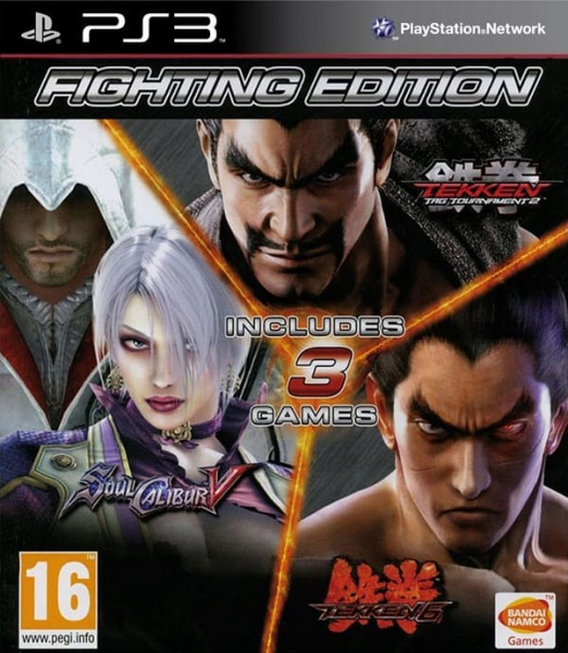 Fighting Edition (Tekken 6, Soul Calibur 5, TTT2) (PS3, АНГЛ, БУ)