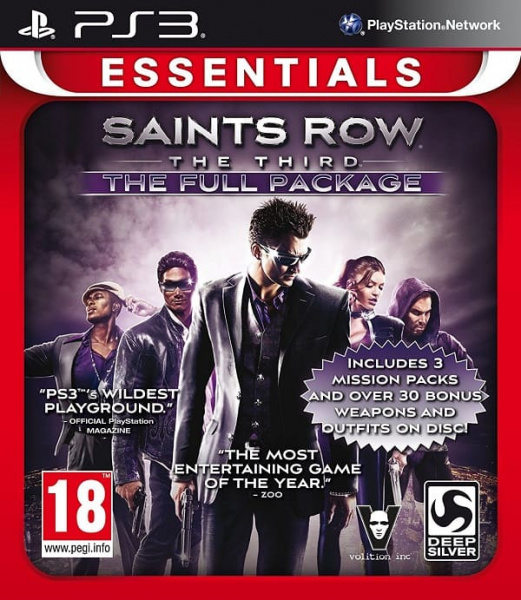 Saints Row The Third (3) - The Full Package (Essentials) (PS3, русские субтитры)
