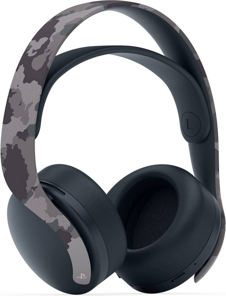 Гарнитура беспроводная Sony PlayStation PULSE 3D wireless headset Grey Camouflage (CFI-ZWH1) (PS5) (БУ)