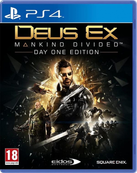 Deus Ex: Mankind Divided - Day One Edition (PS4, русская версия)