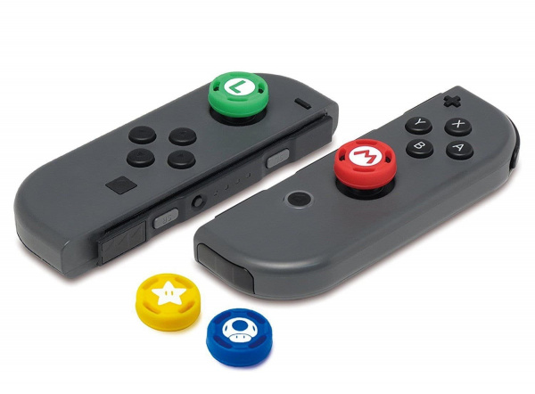 4 накладки на стики HORI "Mario" для контроллеров Joy-Con