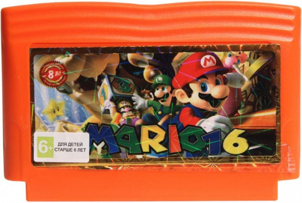Картридж (8 бит) Mario 16 для Денди